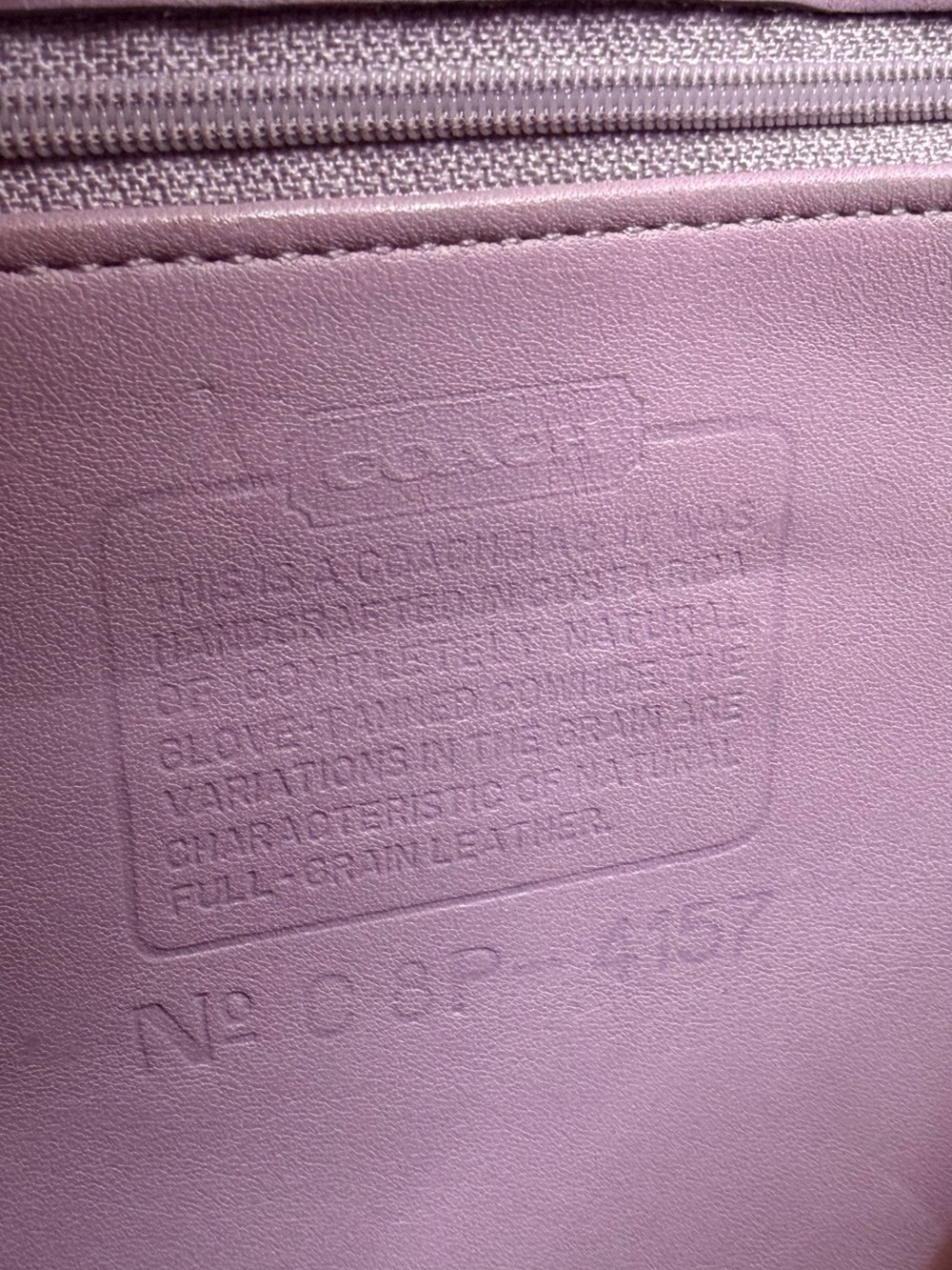 🦄 Vintage Coach Waverly Soho Buckle Bag 4157 — Lavender/Lilac/Purple - Picture 4 of 12